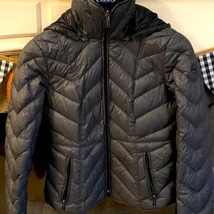 MK Michael Kors Packable Down Coat Jacket Gray